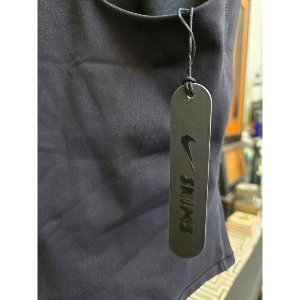 Nike x SKIMS Matte Mock Neck Racer Tank Obsidian Black SL-SLS-8353W Small - Picture 5 of 6